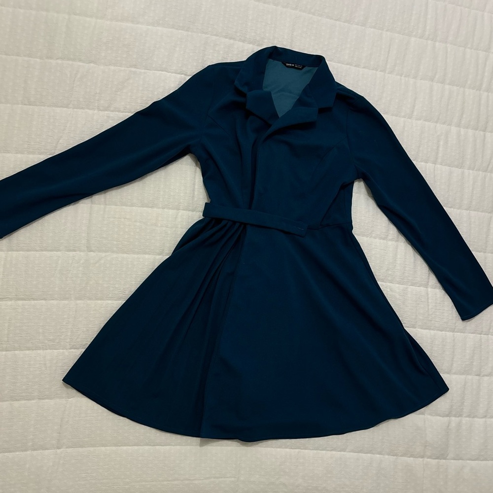 Elegant Teal Women's Dress